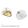 Außergewöhnliches SET Ring und Ohrstecker mit Brillant und Bergkristall Gold – Bild 3