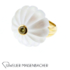 Außergewöhnliches SET Ring und Ohrstecker mit Brillant und Bergkristall Gold – Bild 5