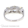 *Trilogiering mit Brillanten* Weißgold Gr. 51 – Bild 2
