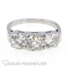 *Trilogiering mit Brillanten* Weißgold Gr. 51
