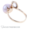 Juwelier Deiter Schmuckset Collier, Ring und Ohrhänger mit Perle und Rosenquarz – Bild 20