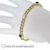 Armband mit Diamant, Rubin, Smaragd und Saphir in Herzform – Bild 5