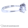Traumhafter Ring mit 3 Brillanten insgesamt ca. 2,22 ct in Weißgold – Bild 2