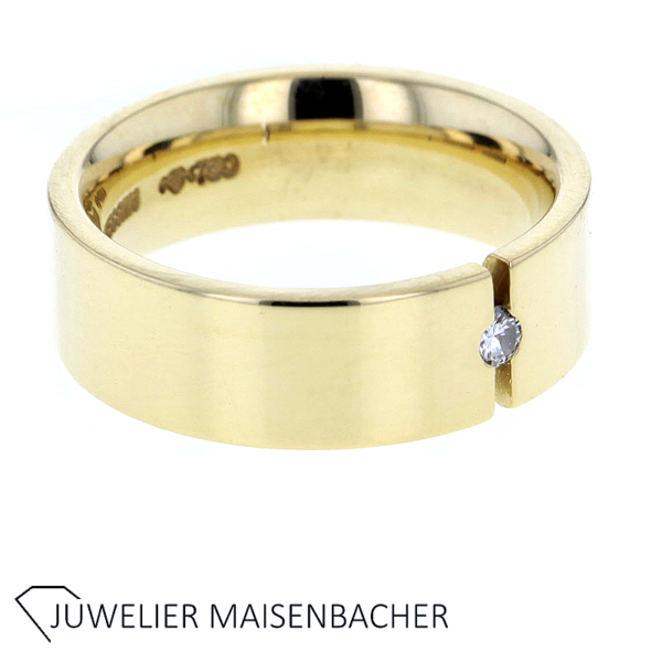 Niessing Spannring mit Brillant Gold – Bild 3