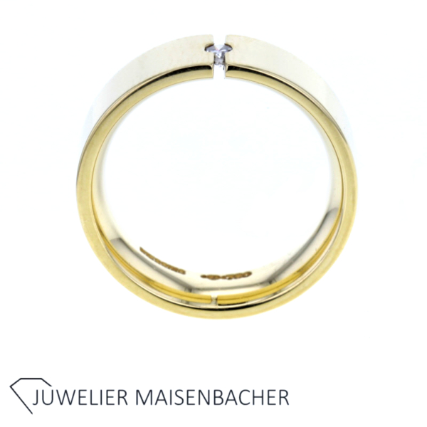 Niessing Spannring mit Brillant Gold – Bild 6