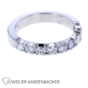 Halbmemorie Ring mit Brillanten in Gold – Bild 5